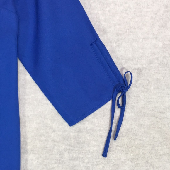 MONROE & MAIN Cool Semi-Sheer Summer Top Adjustable Sleeves with Tie & Hi Lo Hem - Picture 5 of 16